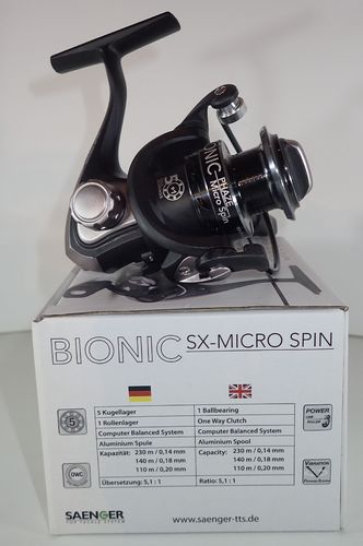 Saenger BIONIC PHAZE SX-Micro Spin 180 Gramm 5,1:1 Art.Nr.2714315